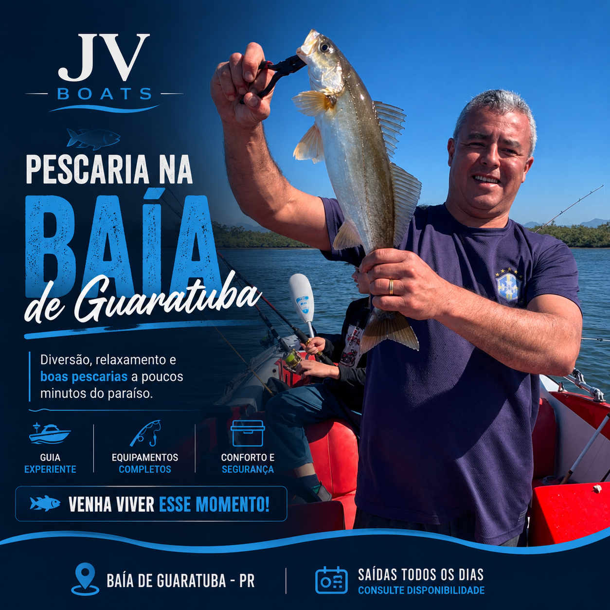 Pescaria na Baía de Guaratuba